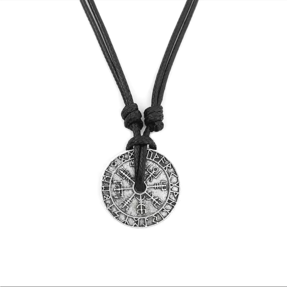 Viking Rune Compass Pendant - Picture 8 of 8